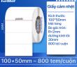 Rhebar Giấy In Tem Nhiệt - Tem Nh&atilde;n Decal Nhiệt 100mm x 50mm -800 tem / cuộn- Cuộn Tem Ship, Tem Barcode