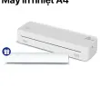 Rhebar Máy In Nhiệt A4 Không Mực - Kết Nối Bluetooth/USB, In Đa Định Dạng,Hỗ Trợ Android/iOS Mẫu Mới