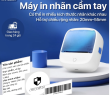 Rhebar B21 Máy in nhãn nhiệt mini bluetooth không cần mực Máy làm nhãn có băng dính