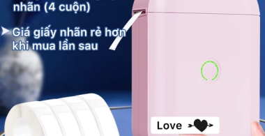  Máy In Nhiệt Mini Cầm Tay Bluetooth D11s – In tem, mã vạch, sticker cực nhanh, tiện lợi