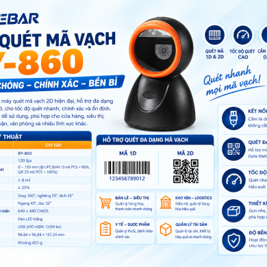 M&aacute;y qu&eacute;t m&atilde; vạch Rhebar BY-860 &ndash; Qu&eacute;t nhanh, ch&iacute;nh x&aacute;c, bền bỉ