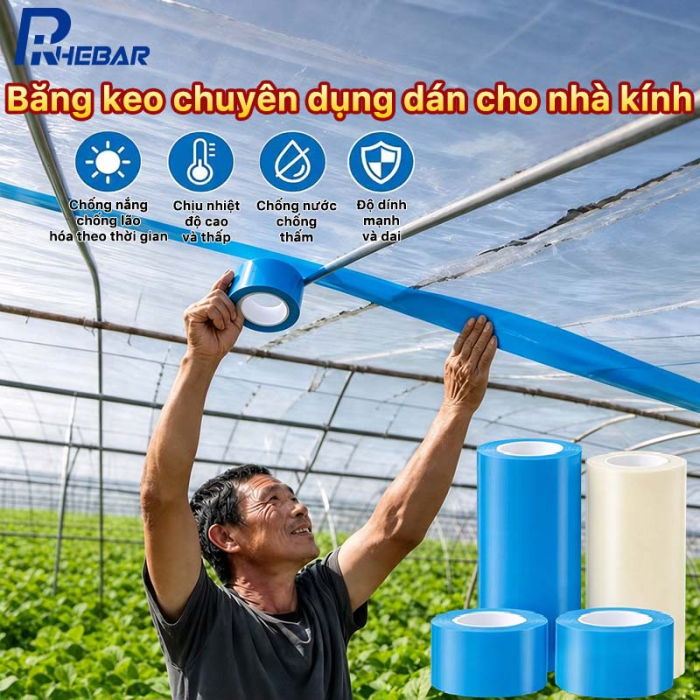 Băng Keo PVC D&aacute;n V&aacute; M&agrave;ng Nh&agrave; K&iacute;nh, Băng D&iacute;nh Gia Cố Nh&agrave; K&iacute;nh V&agrave; M&agrave;ng Nhựa, Nhiều M&agrave;u V&agrave; Quy C&aacute;ch