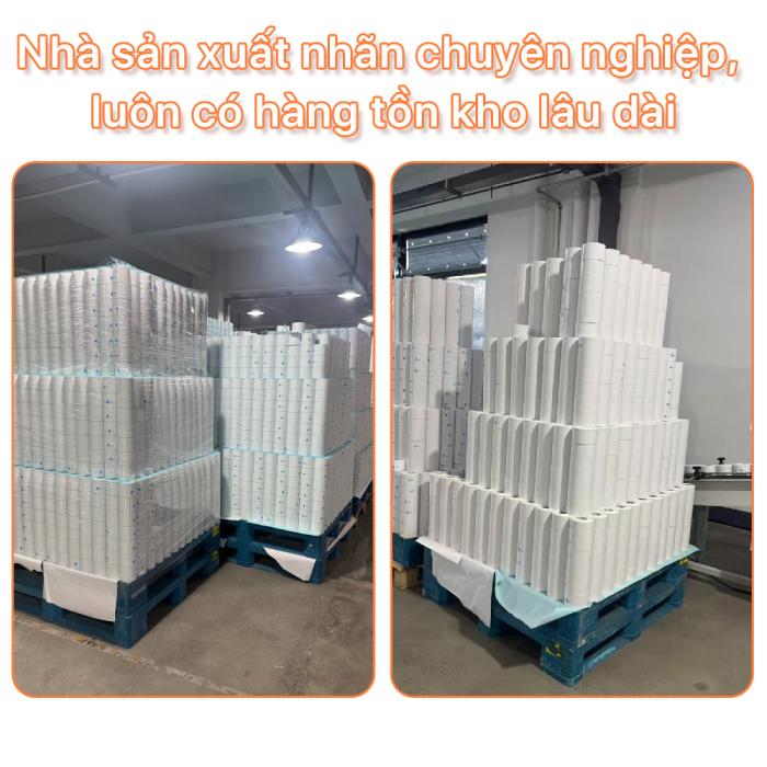 Rhebar Giấy In Tem Nhiệt - Tem Nh&atilde;n Decal Nhiệt 30mm x 20mm -2000 tem / cuộn- Cuộn Tem Ship, Tem Barcode
