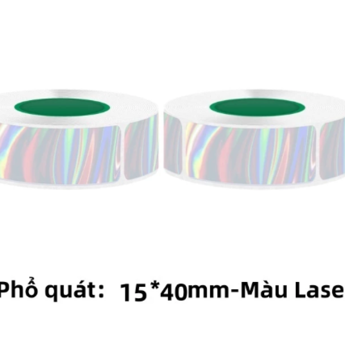 Giấy in nhãn mini đa năng 15x30mm 15x40mm 15x50mm Thích hợp cho máy BEEPRT D11S,ONEPRT L13 In nhãn dán, ghi chú, mã vạch