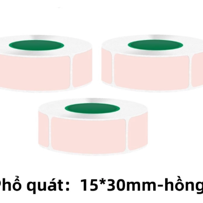Giấy in nhãn mini đa năng 15x30mm 15x40mm 15x50mm Thích hợp cho máy BEEPRT D11S,ONEPRT L13 In nhãn dán, ghi chú, mã vạch