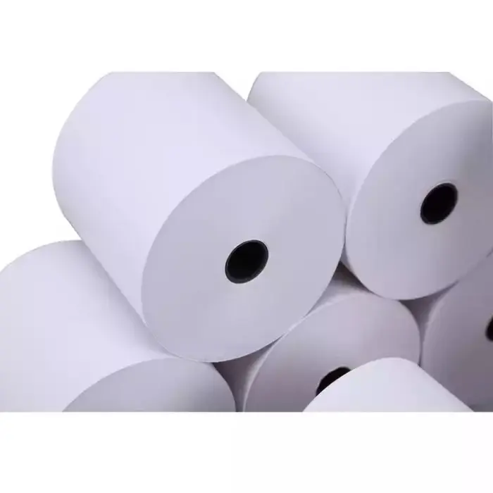 Giấy In Bill K80x80 Giấy In Nhiệt Liền Cuộn Cho M&aacute;y In H&oacute;a Đơn Cầm Tay, M&aacute;y POS - Bề Mặt Trắng Mịn Kh&ocirc;ng Bụi