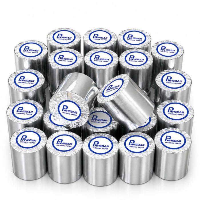 Giấy In Bill K80x80 Giấy In Nhiệt Liền Cuộn Cho M&aacute;y In H&oacute;a Đơn Cầm Tay, M&aacute;y POS - Bề Mặt Trắng Mịn Kh&ocirc;ng Bụi
