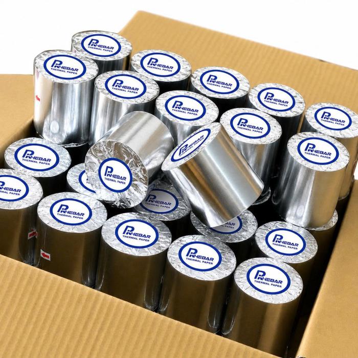 Giấy In Bill K80x80 Giấy In Nhiệt Liền Cuộn Cho M&aacute;y In H&oacute;a Đơn Cầm Tay, M&aacute;y POS - Bề Mặt Trắng Mịn Kh&ocirc;ng Bụi