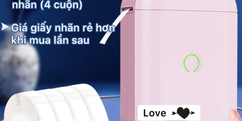  Máy In Nhiệt Mini Cầm Tay Bluetooth D11s – In tem, mã vạch, sticker cực nhanh, tiện lợi