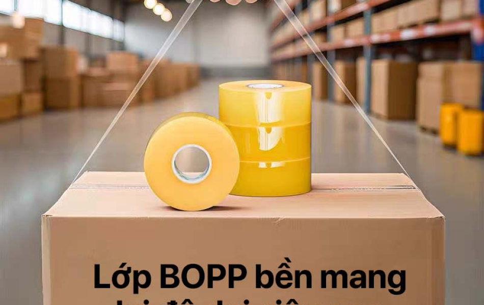 Băng D&iacute;nh Đ&oacute;ng G&oacute;i Trong Suốt, Băng Keo D&aacute;n Th&ugrave;ng Carton, Nhiều Quy C&aacute;ch, D&ugrave;ng Đ&oacute;ng G&oacute;i H&agrave;ng H&oacute;a