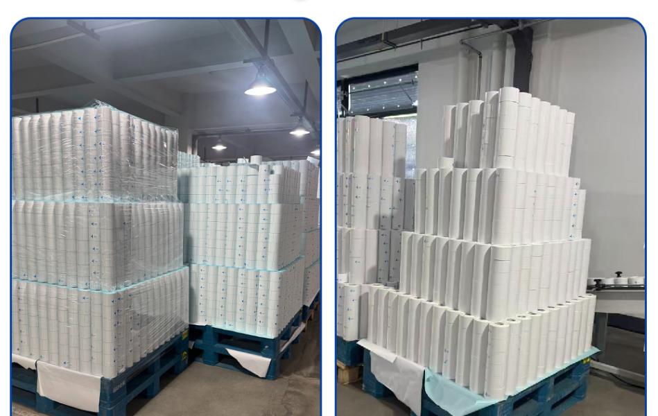 Giấy Couche In Tem Nh&atilde;n Rhebar &ndash; 35mm x 22mm-3000 tem &ndash; In M&atilde; Vạch Sắc N&eacute;t &ndash; D&ugrave;ng Với Mực Ribbon