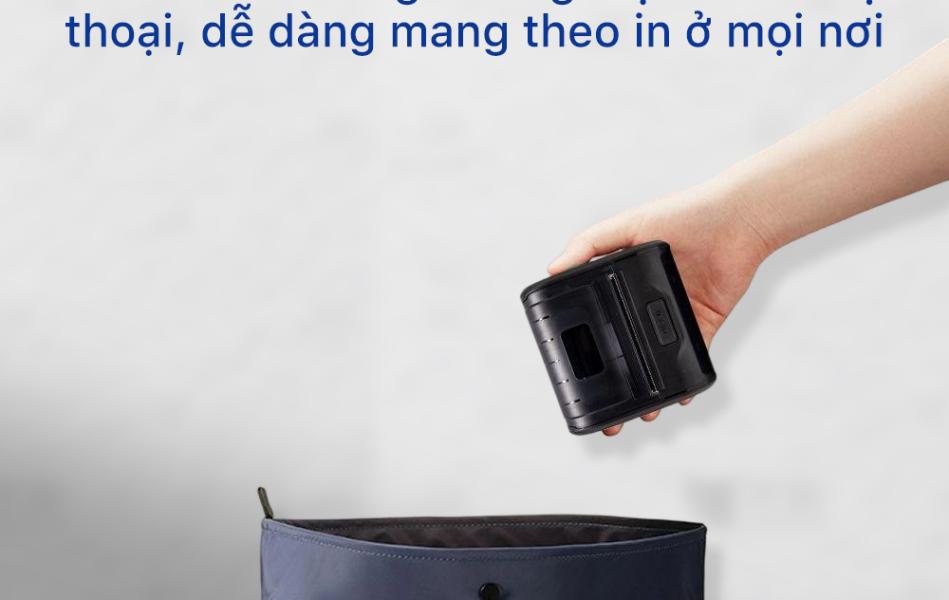 Máy In Nhiệt Cầm Tay MP-231 Rhebar – Bluetooth 80mm, 203 DPI, In Tem Nhãn