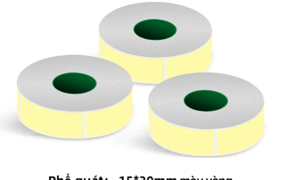 Giấy in nhãn mini đa năng 15x30mm 15x40mm 15x50mm Thích hợp cho máy BEEPRT D11S,ONEPRT L13 In nhãn dán, ghi chú, mã vạch