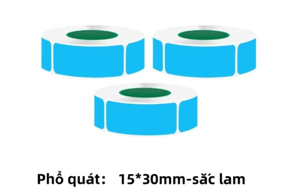 Giấy in nhãn mini đa năng 15x30mm 15x40mm 15x50mm Thích hợp cho máy BEEPRT D11S,ONEPRT L13 In nhãn dán, ghi chú, mã vạch