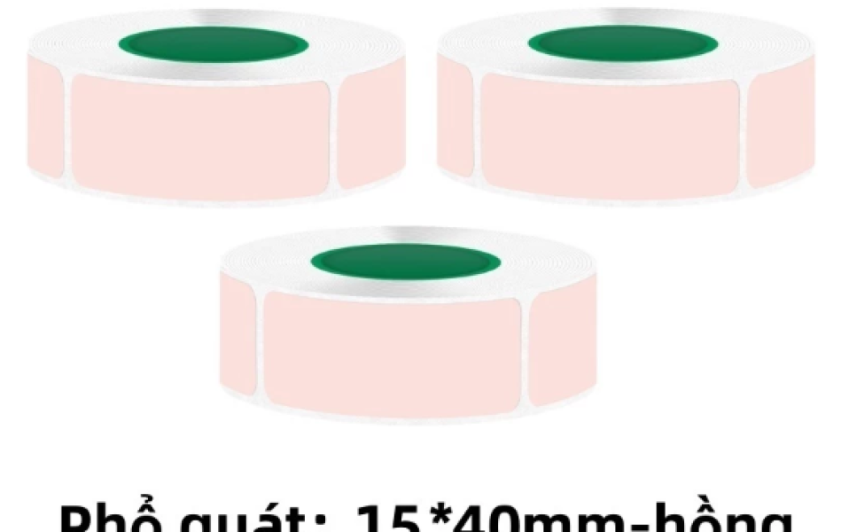 Giấy in nhãn mini đa năng 15x30mm 15x40mm 15x50mm Thích hợp cho máy BEEPRT D11S,ONEPRT L13 In nhãn dán, ghi chú, mã vạch