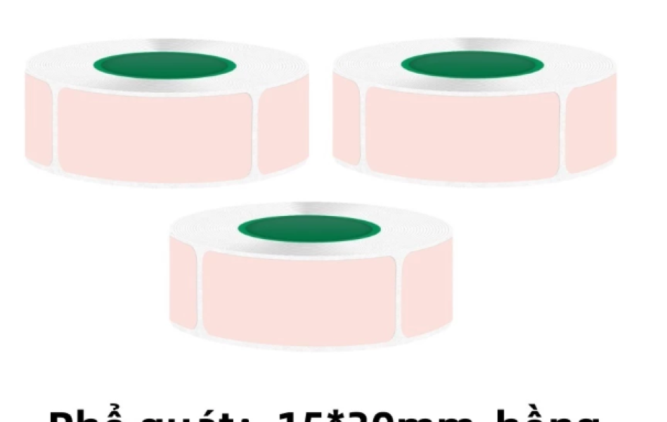 Giấy in nhãn mini đa năng 15x30mm 15x40mm 15x50mm Thích hợp cho máy BEEPRT D11S,ONEPRT L13 In nhãn dán, ghi chú, mã vạch